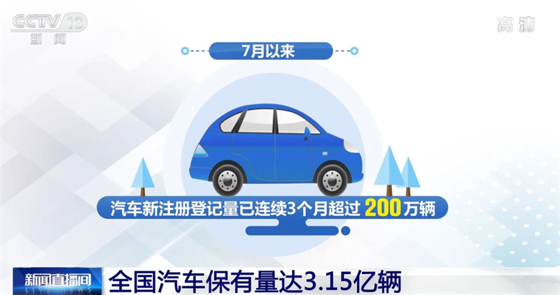 全國汽車保有量達(dá)3.15億輛 汽車消費市場逐步回暖(圖1)